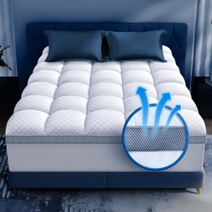 Biteany 12 Inch Queen Mattress, Premium Memory Foam Mattress for Motion Isolation & Comfort, Breathable, Fiberglass-Free, Bed in a Box, Medium Firm